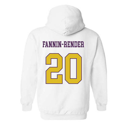 JMU - NCAA Football : Malachi Fannin-Render - Vintage Dukes Hooded Sweatshirt-1