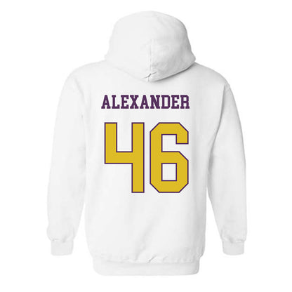 JMU - NCAA Baseball : Luke Alexander - Vintage Dukes Hooded Sweatshirt-1