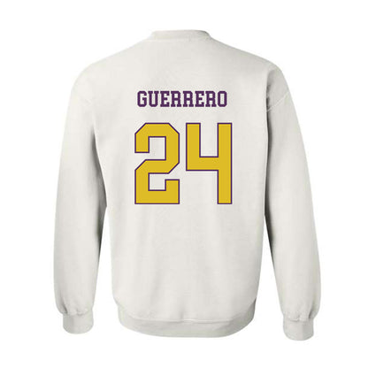 JMU - NCAA Baseball : Jack Guerrero - Vintage Dukes Crewneck Sweatshirt-1