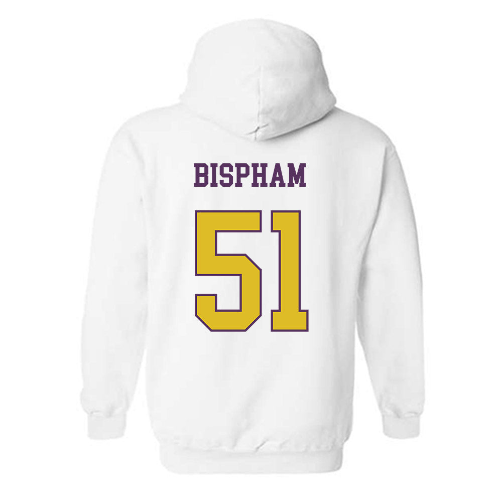 JMU - NCAA Football : Christopher Bispham - Vintage Dukes Hooded Sweatshirt-1