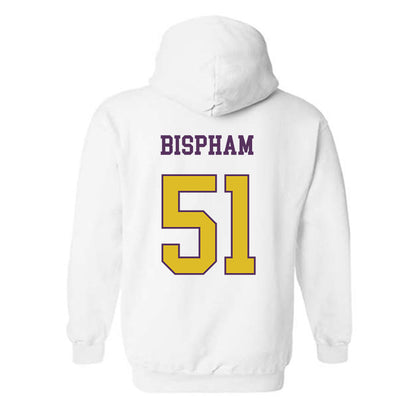 JMU - NCAA Football : Christopher Bispham - Vintage Dukes Hooded Sweatshirt-1