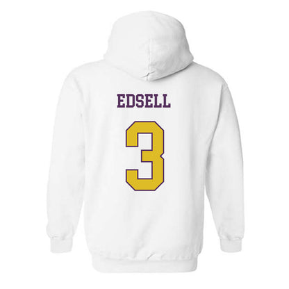 JMU - NCAA Women's Basketball : Reagan Edsell - Vintage Dukes Hooded Sweatshirt-1