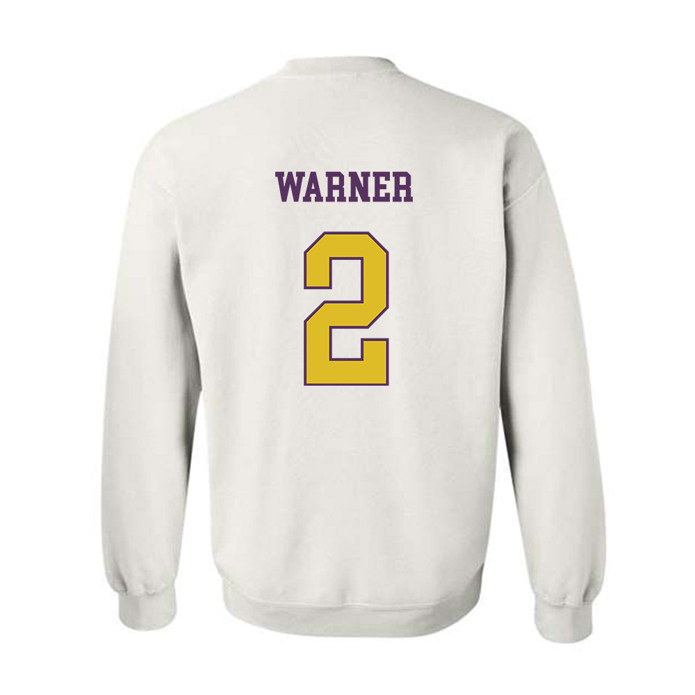 JMU - NCAA Softball : Reaghan Warner - Vintage Dukes Crewneck Sweatshirt-1