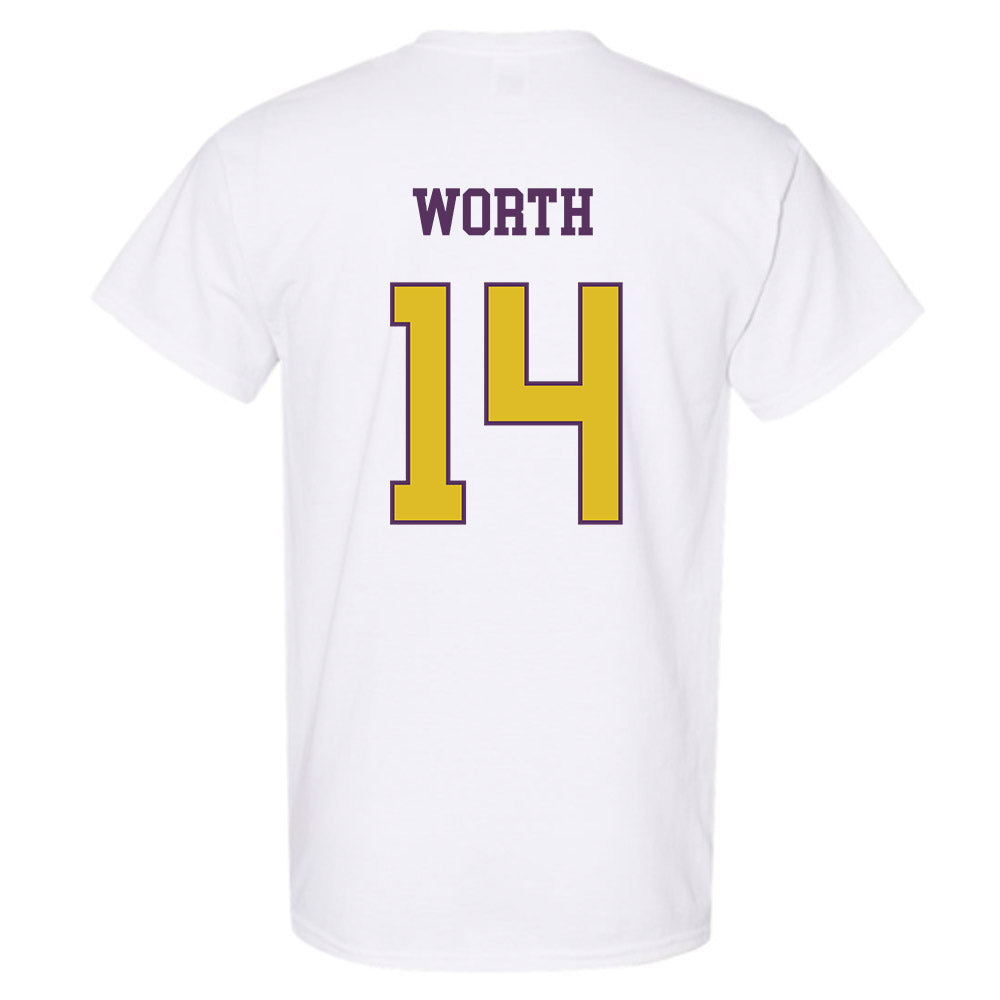 JMU - NCAA Baseball : Conner Worth - Vintage Dukes T-Shirt-1