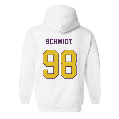 JMU - NCAA Football : Turner Schmidt - Vintage Dukes Hooded Sweatshirt-1