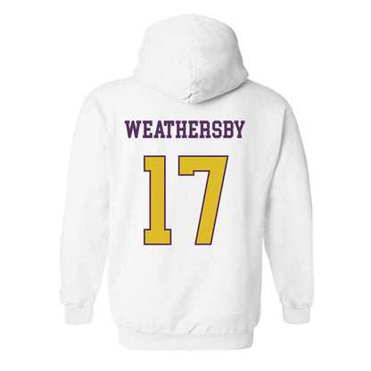 JMU - NCAA Football : Gannon Weathersby - Vintage Dukes Hooded Sweatshirt-1