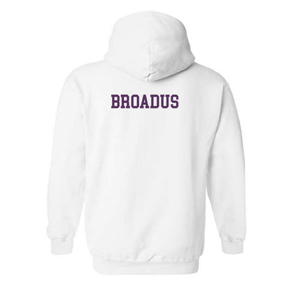 JMU - NCAA Women's Track & Field : Vashaun Broadus - Vintage Dukes Hooded Sweatshirt-1