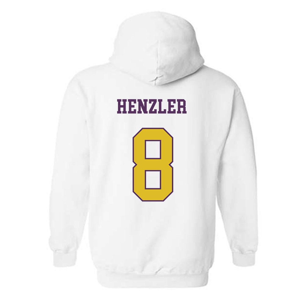 JMU - NCAA Softball : Bella Henzler - Vintage Dukes Hooded Sweatshirt-1