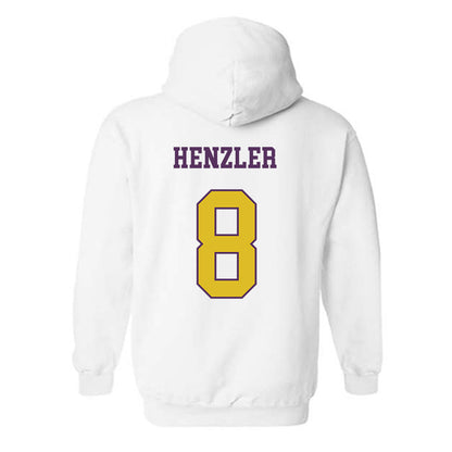 JMU - NCAA Softball : Bella Henzler - Vintage Dukes Hooded Sweatshirt-1