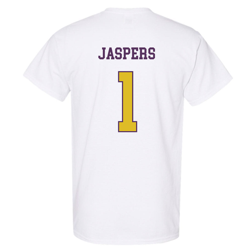 JMU - NCAA Men's Soccer : Erik Jaspers - Vintage Dukes T-Shirt-1