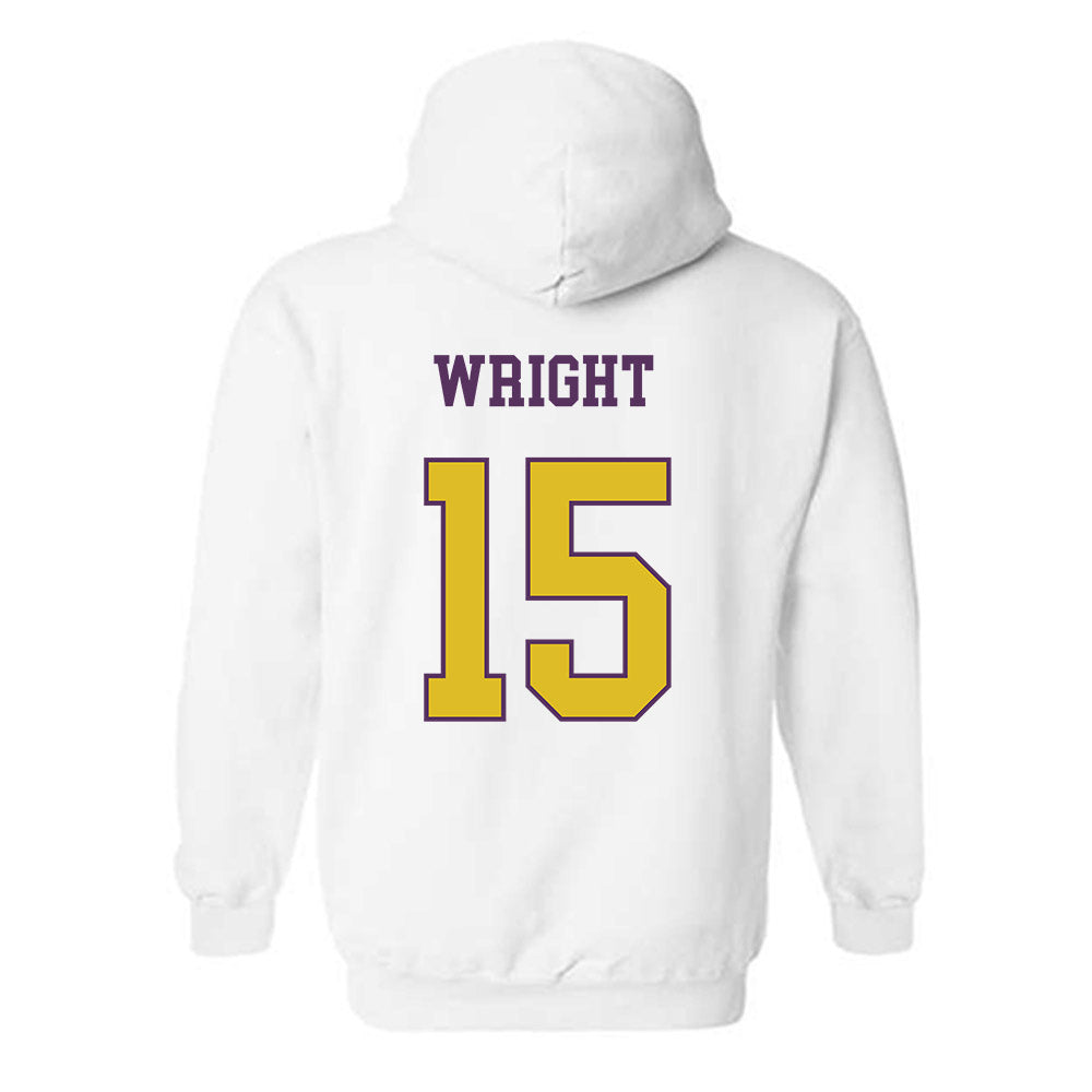 JMU - NCAA Football : Kyi Wright - Vintage Dukes Hooded Sweatshirt-1