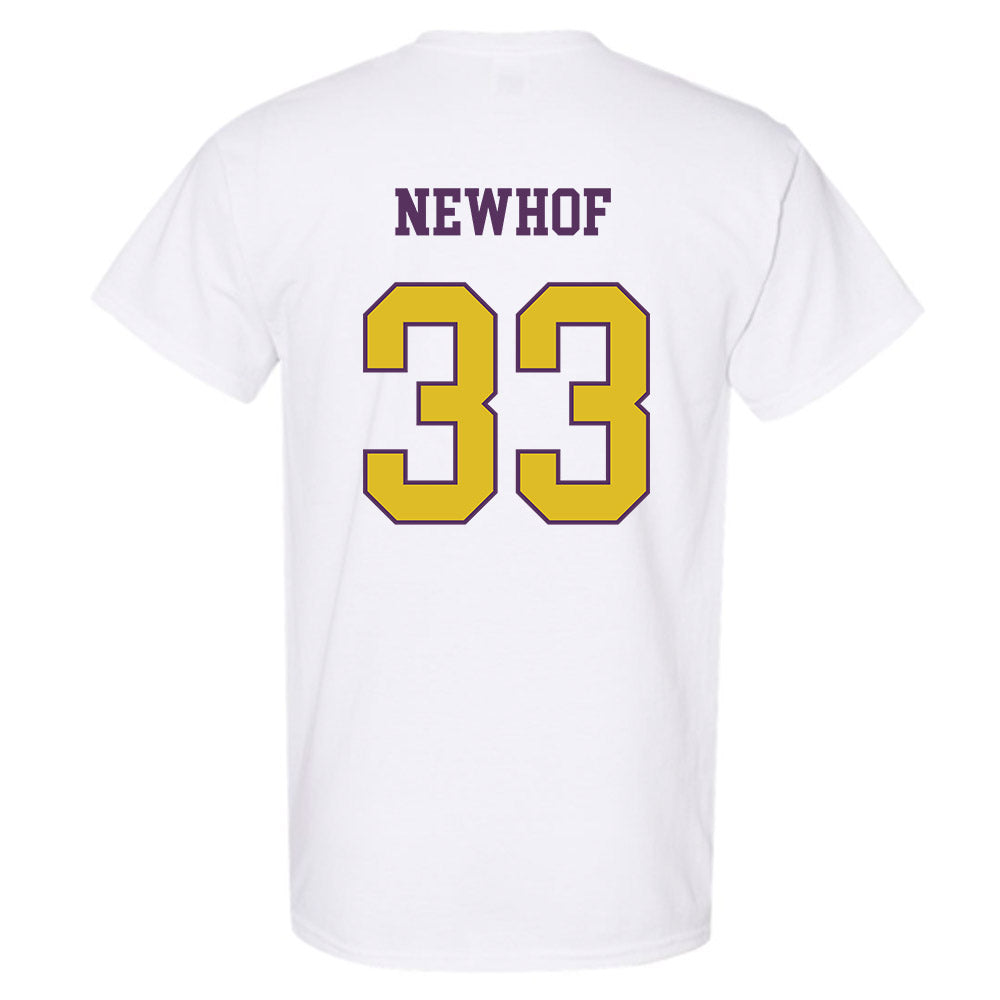 JMU - NCAA Men's Basketball : Gabe Newhof - Vintage Dukes T-Shirt-1
