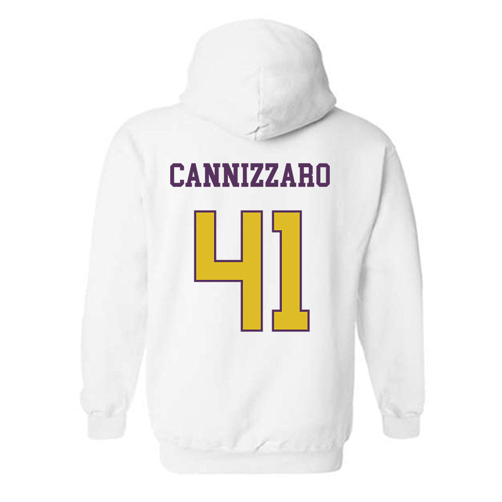 JMU - NCAA Baseball : Jack Cannizzaro - Vintage Dukes Hooded Sweatshirt-1