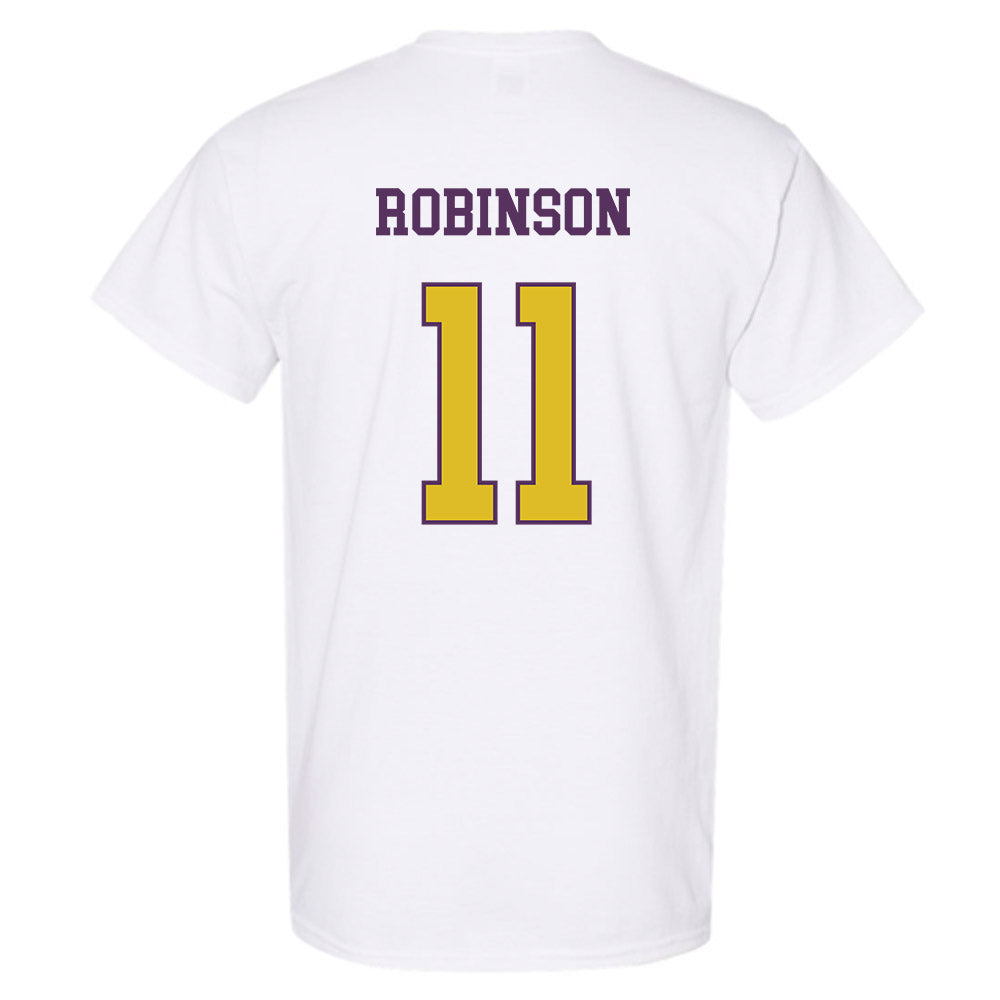 JMU - NCAA Women's Basketball : Bree Robinson - Vintage Dukes T-Shirt-1
