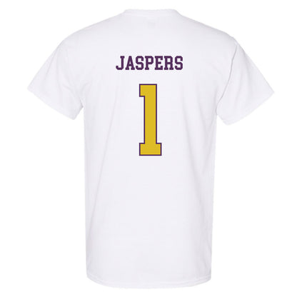 JMU - NCAA Men's Soccer : Erik Jaspers - Vintage Dukes T-Shirt-1