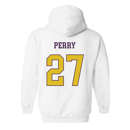 JMU - NCAA Football : Josiah Perry - Vintage Dukes Hooded Sweatshirt-1