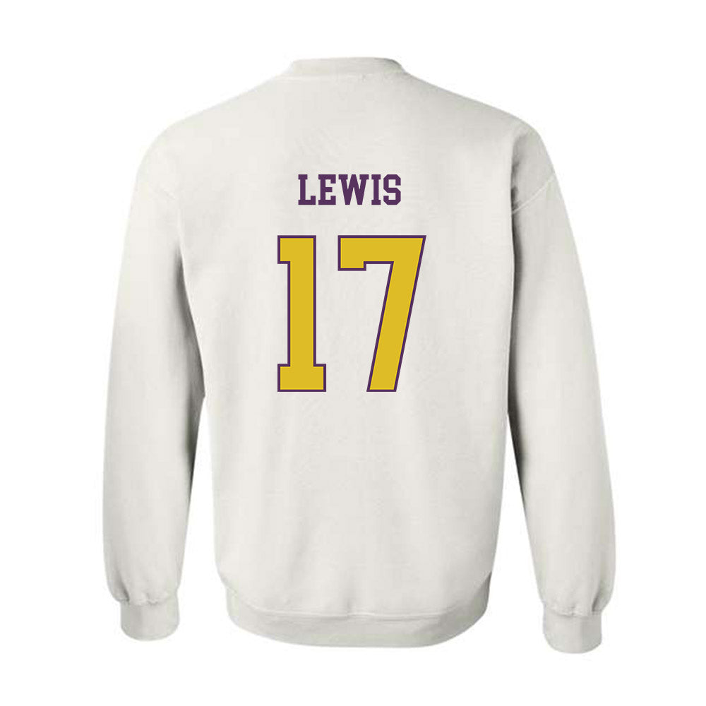 JMU - NCAA Softball : Kendra Lewis - Vintage Dukes Crewneck Sweatshirt-1