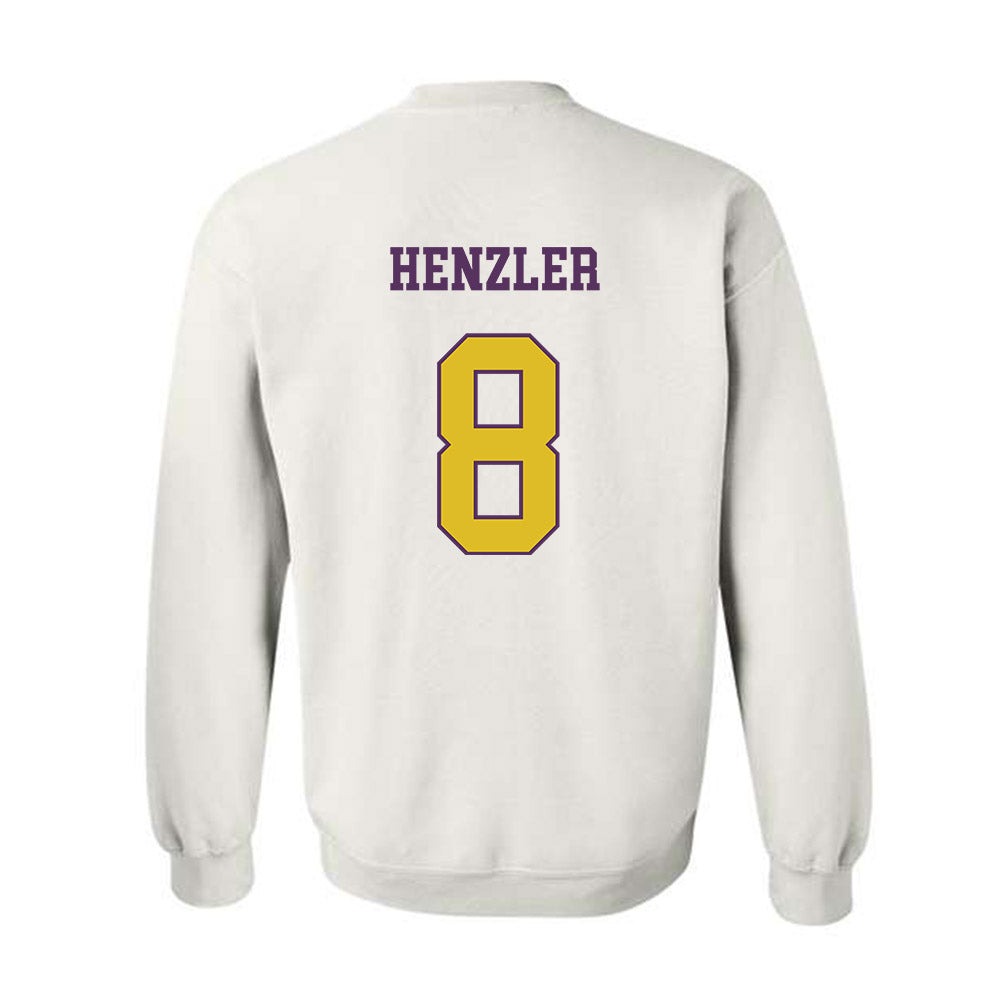 JMU - NCAA Softball : Bella Henzler - Vintage Dukes Crewneck Sweatshirt-1