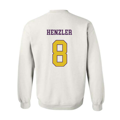 JMU - NCAA Softball : Bella Henzler - Vintage Dukes Crewneck Sweatshirt-1