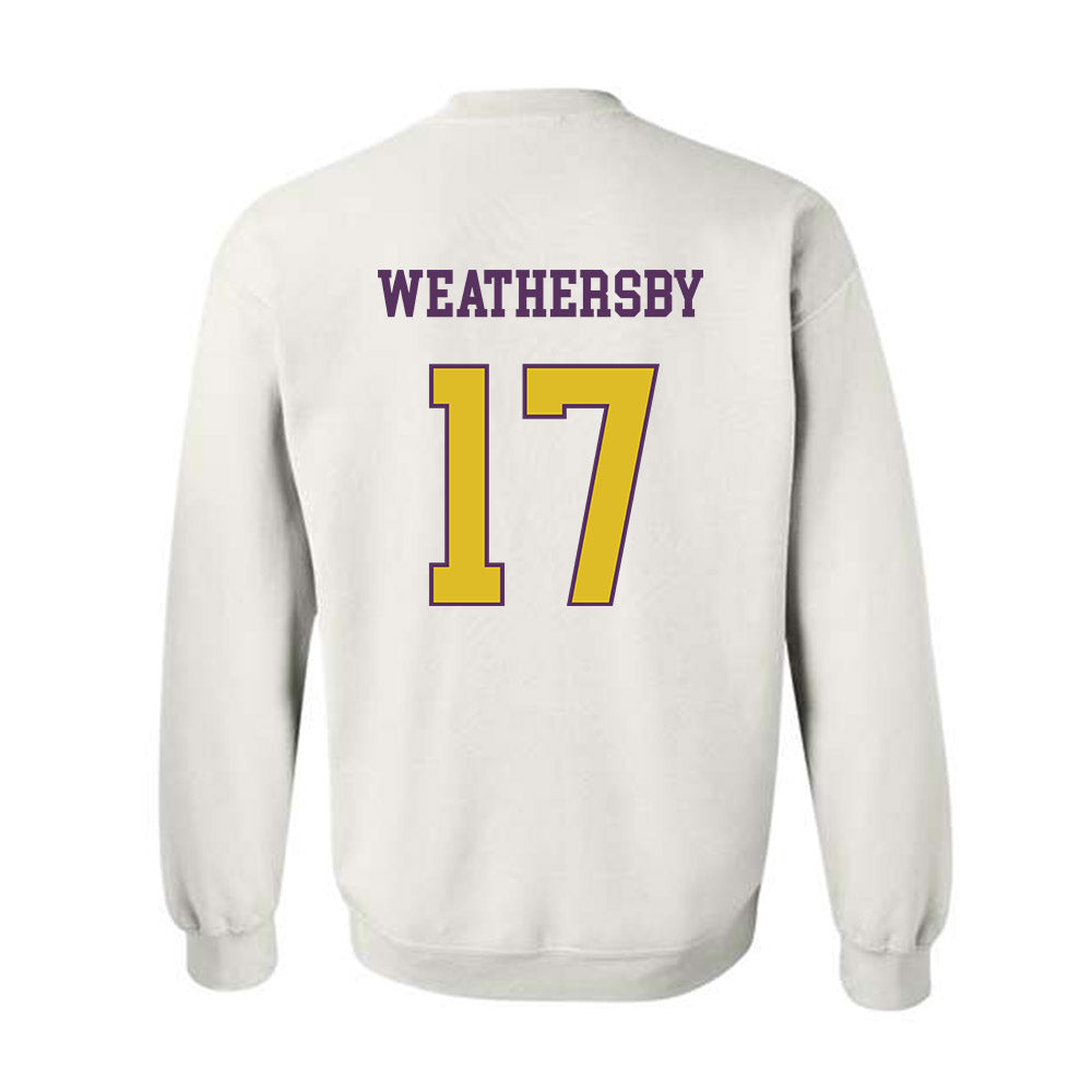 JMU - NCAA Football : Gannon Weathersby - Vintage Dukes Crewneck Sweatshirt-1