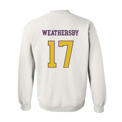JMU - NCAA Football : Gannon Weathersby - Vintage Dukes Crewneck Sweatshirt-1