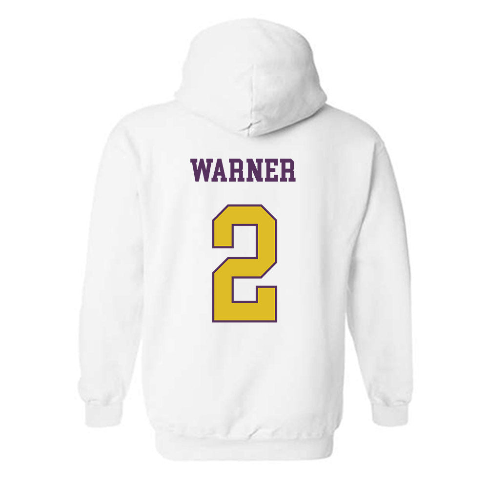 JMU - NCAA Softball : Reaghan Warner - Vintage Dukes Hooded Sweatshirt-1
