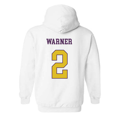 JMU - NCAA Softball : Reaghan Warner - Vintage Dukes Hooded Sweatshirt-1