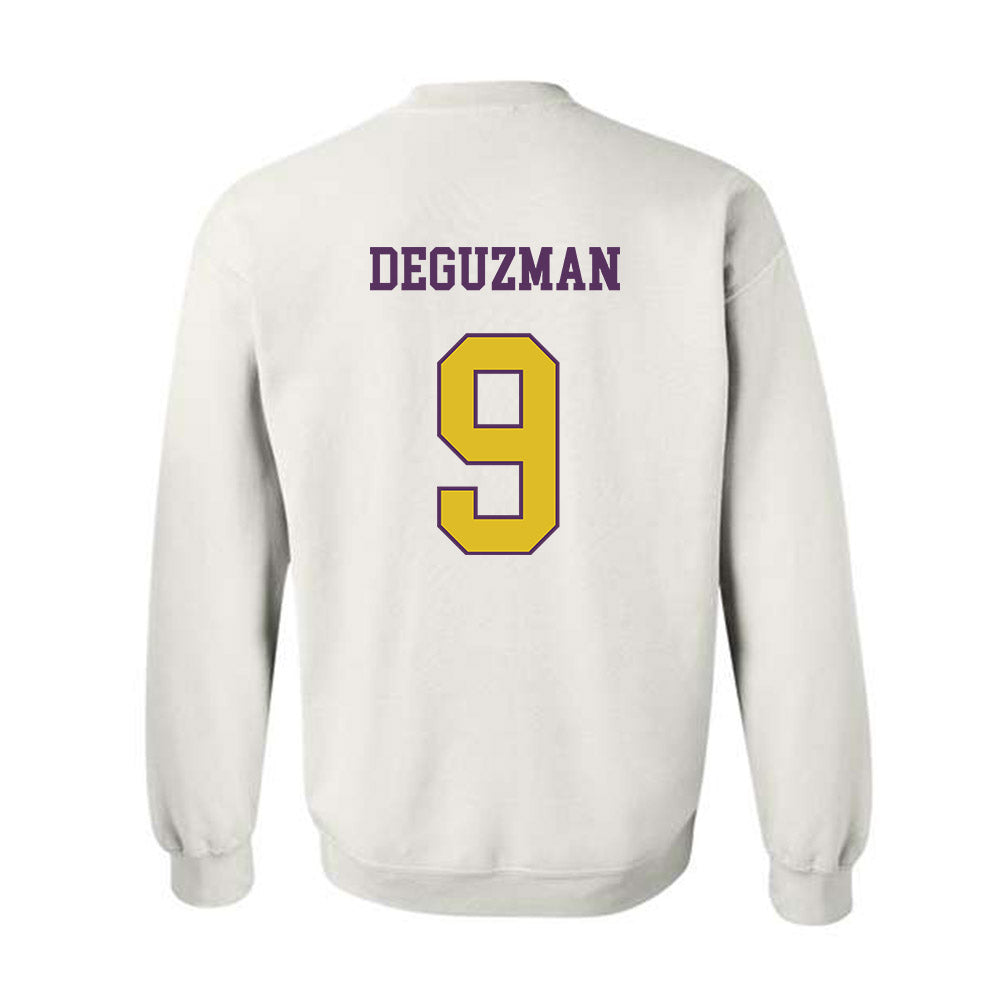 JMU - NCAA Women's Soccer : Samantha DeGuzman - Vintage Dukes Crewneck Sweatshirt-1
