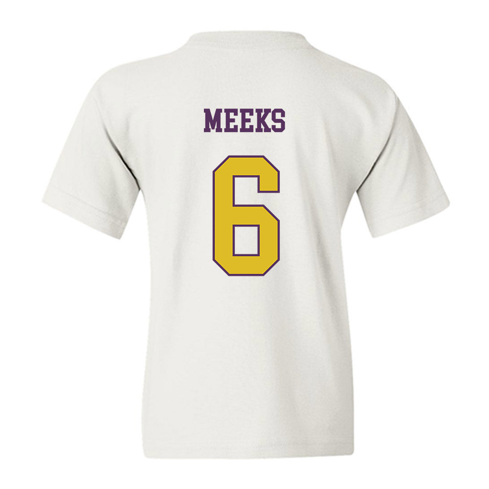 JMU - NCAA Men's Basketball : Ashton Meeks - Vintage Dukes Youth T-Shirt-1