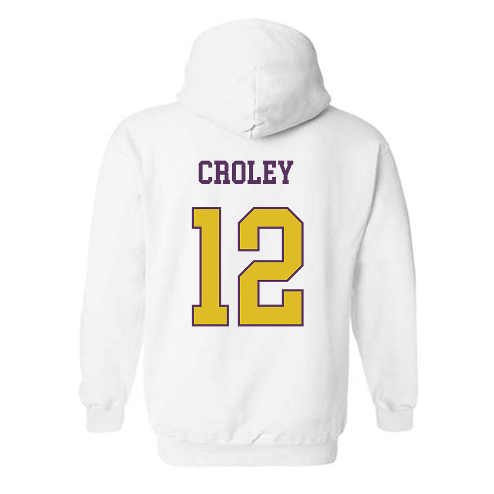 JMU - NCAA Football : Lathan Croley - Vintage Dukes Hooded Sweatshirt-1
