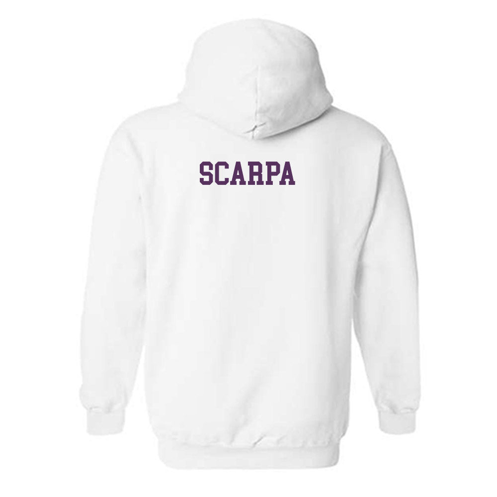 JMU - NCAA Women's Cross Country : Elizabeth Scarpa - Vintage Dukes Hooded Sweatshirt-1