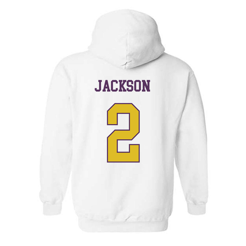 JMU - NCAA Football : Nakian Jackson - Vintage Dukes Hooded Sweatshirt-1
