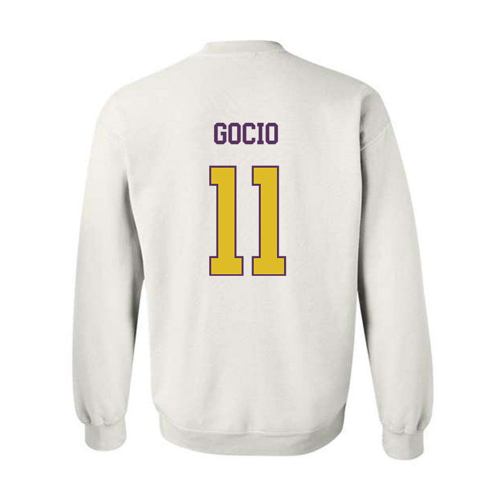 JMU - NCAA Baseball : Ryan Gocio - Vintage Dukes Crewneck Sweatshirt-1
