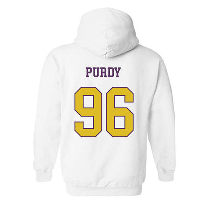 JMU - NCAA Football : Cole Purdy - Vintage Dukes Hooded Sweatshirt-1
