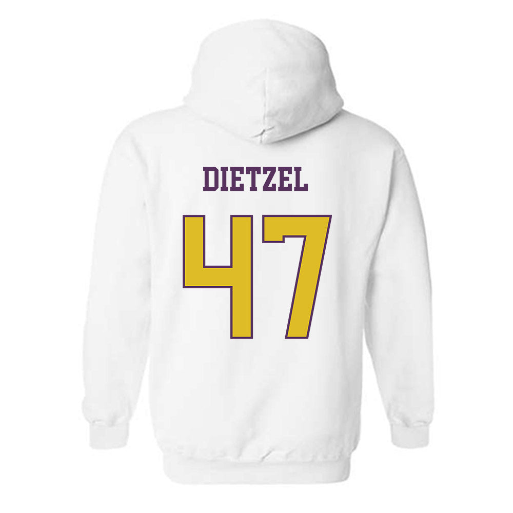 JMU - NCAA Football : Mitchell Dietzel - Vintage Dukes Hooded Sweatshirt-1