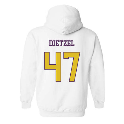 JMU - NCAA Football : Mitchell Dietzel - Vintage Dukes Hooded Sweatshirt-1