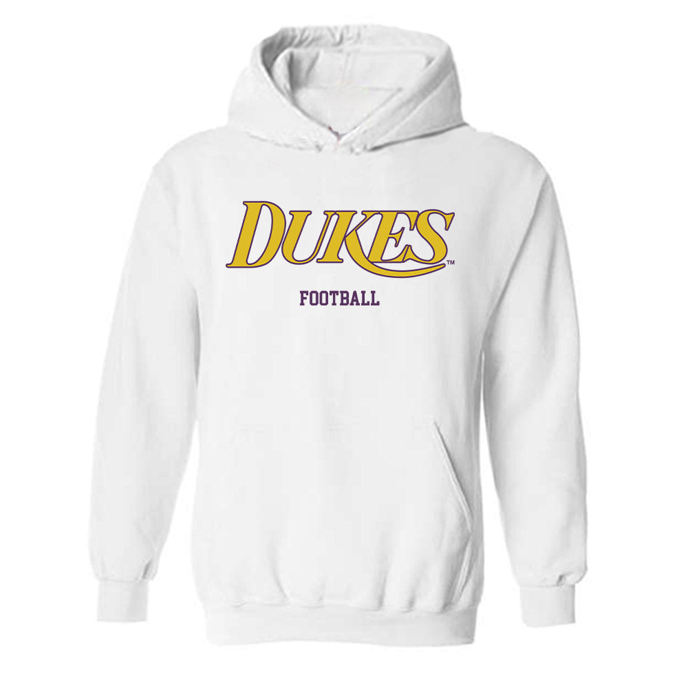 JMU - NCAA Football : Lathan Croley - Vintage Dukes Hooded Sweatshirt-0