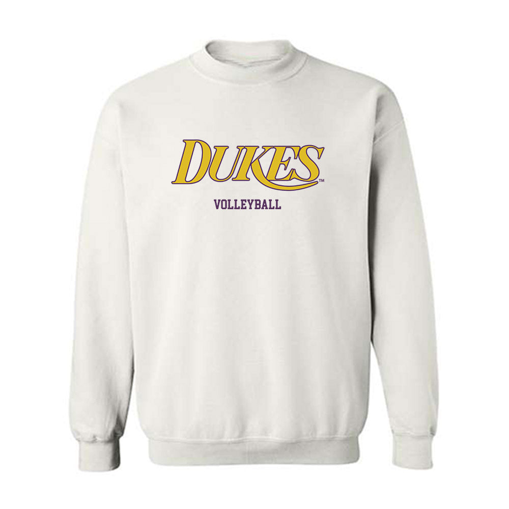 JMU - NCAA Women's Volleyball : Shelby Davis - Vintage Dukes Crewneck Sweatshirt-0