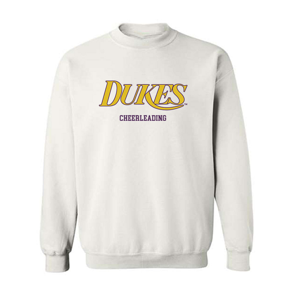 JMU - NCAA Cheerleading : Emily Deck - Vintage Dukes Crewneck Sweatshirt-0