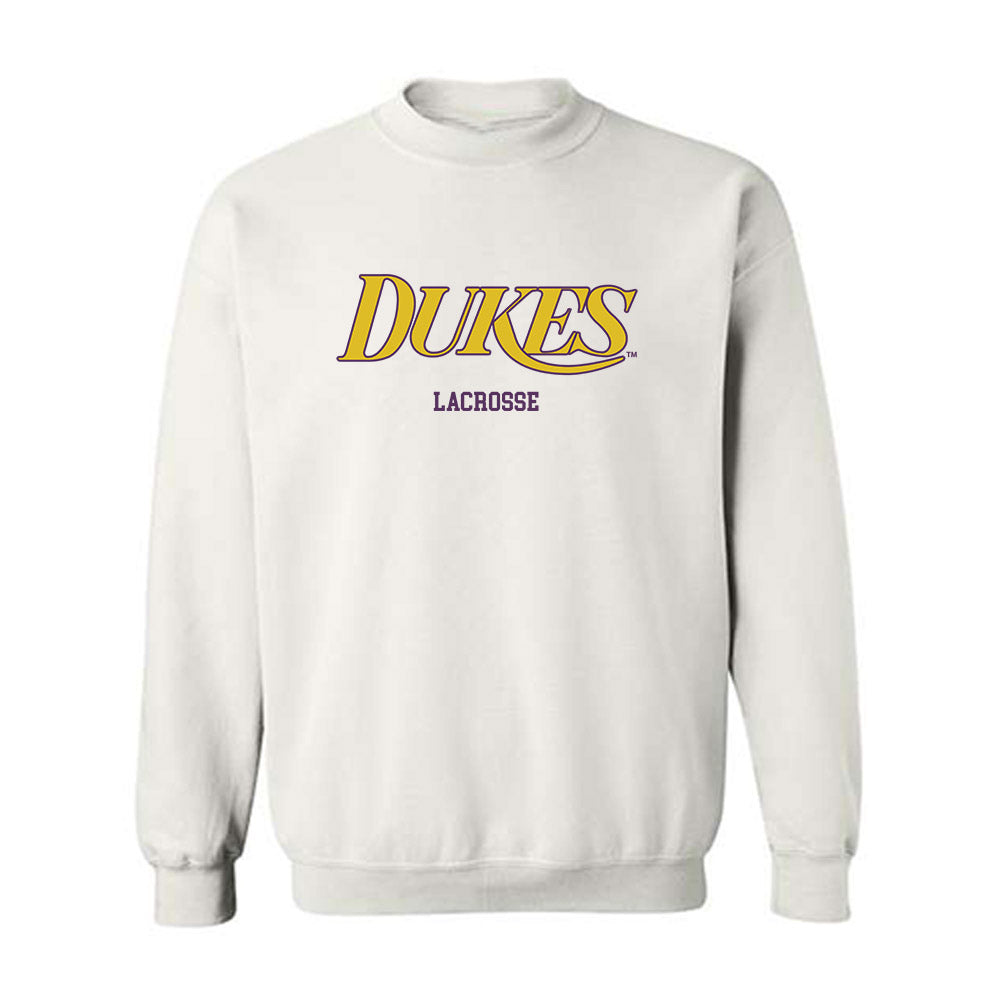 JMU - NCAA Women's Lacrosse : Sophie Hortman - Vintage Dukes Crewneck Sweatshirt-0