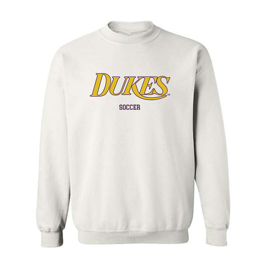 JMU - NCAA Women's Soccer : Kennedy Rist - Vintage Dukes Crewneck Sweatshirt-0