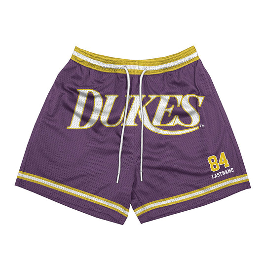 JMU - NCAA Football : Andrew Bennett - Vintage Dukes Shorts-0