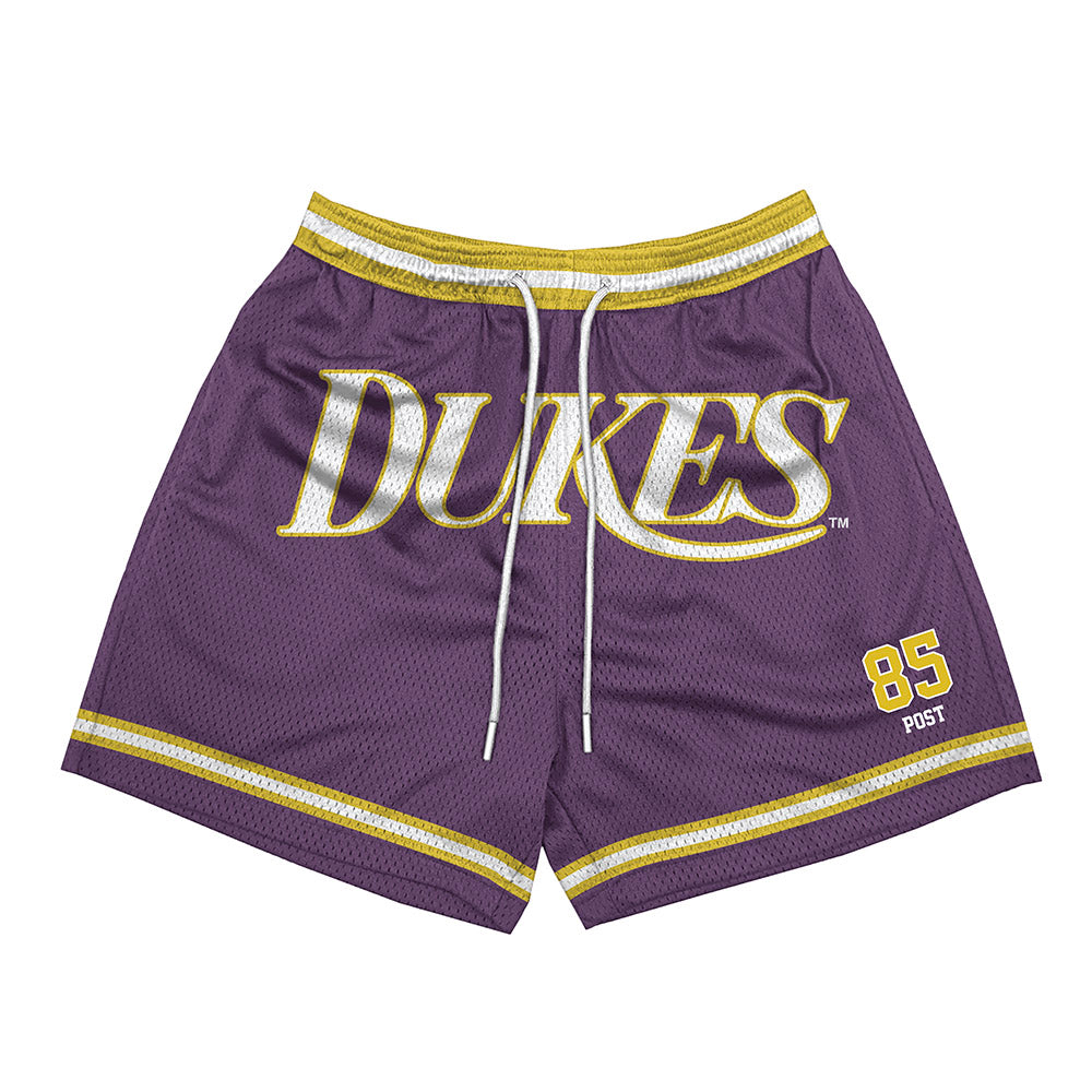 JMU - NCAA Football : Ryder Post - Vintage Dukes Shorts-0