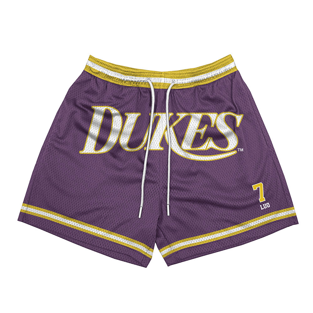 JMU - NCAA Women's Soccer : Gloria Luo - Vintage Dukes Shorts-0