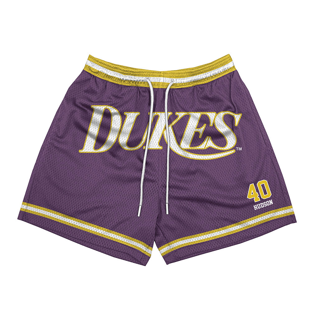 JMU - NCAA Football : Zion Hudson - Vintage Dukes Shorts-0