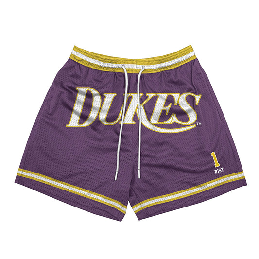 JMU - NCAA Women's Soccer : Kennedy Rist - Vintage Dukes Shorts-0