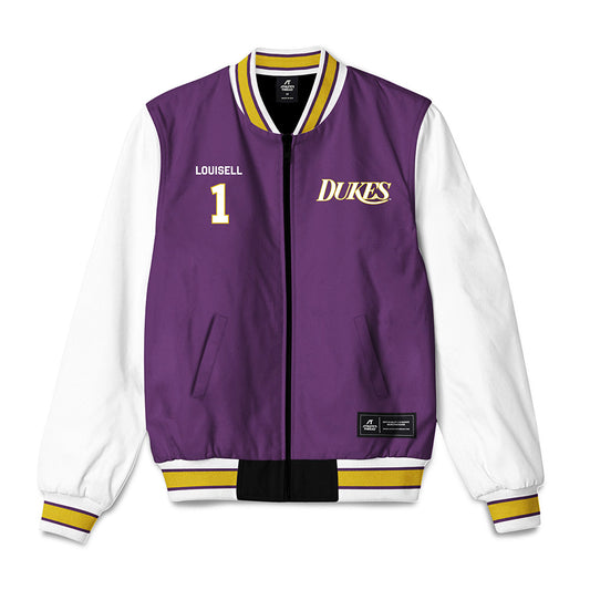 JMU - NCAA Women's Volleyball : Kennedy Louisell - Vintage Dukes Bomber Jacket-0