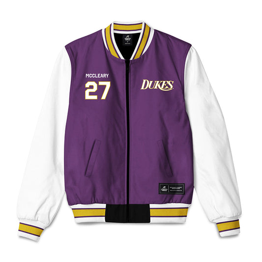 JMU - NCAA Baseball : Christian McCleary - Vintage Dukes Bomber Jacket-0