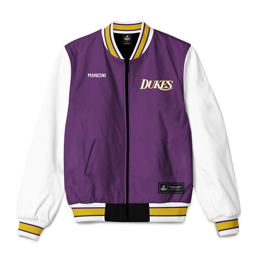 JMU - NCAA Women's Track & Field : Suzanna Mancini - Vintage Dukes Bomber Jacket-0