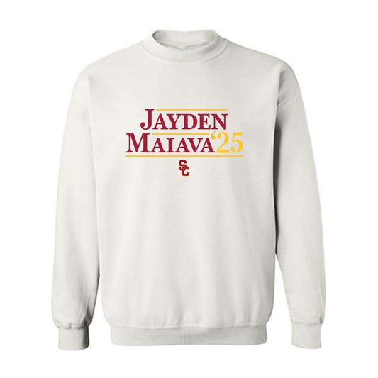 USC - NCAA Football : Jayden Maiava - Campaign Crewneck Sweatshirt-0